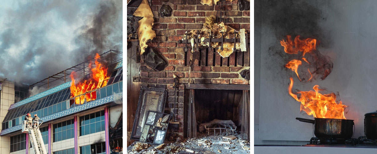 Fire damage cleanup services in Xenia Ohio