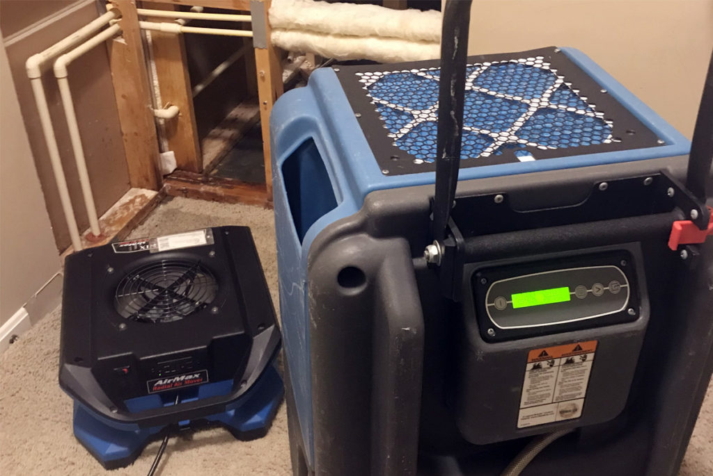 Dehumidifier for Water Damage