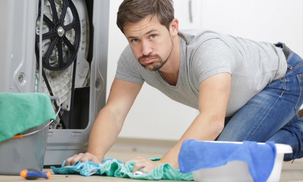 Water Leak From a Washing Machine