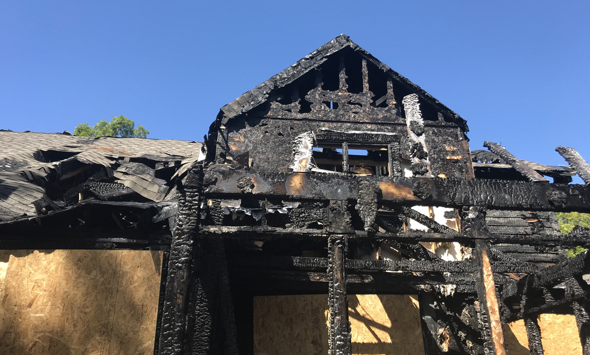 Burnt Home in Cincinnati