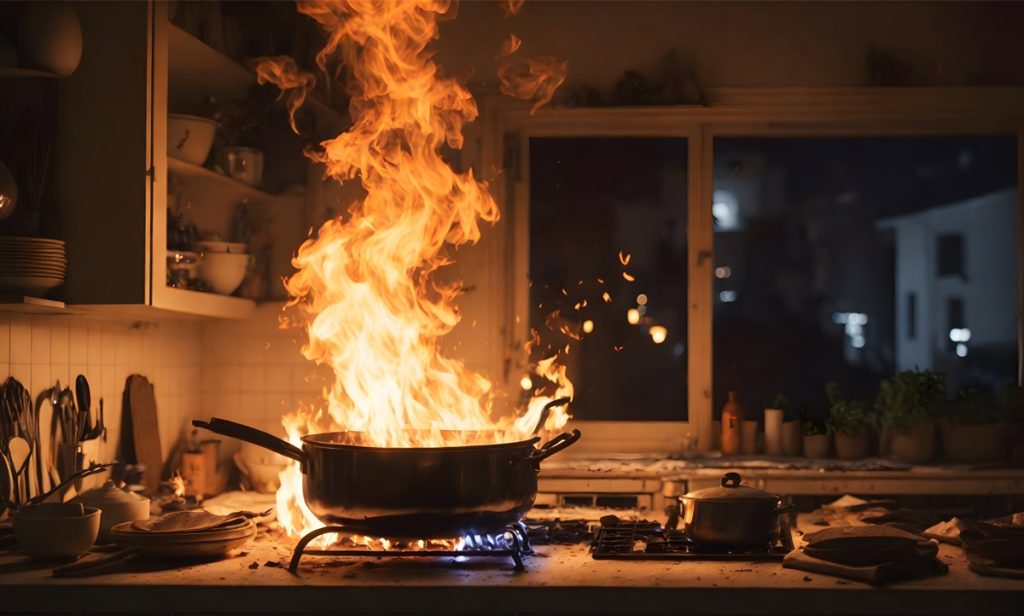 house kitchen fire